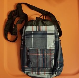 3/$20 Adorable plaid insulated lunch cooler bag